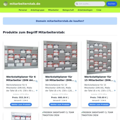 Screenshot mitarbeiterstab.de