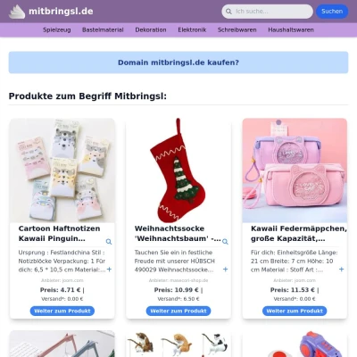 Screenshot mitbringsl.de