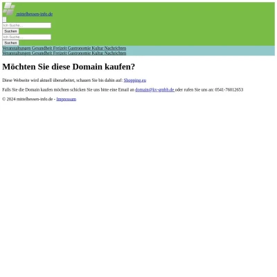 Screenshot mittelhessen-info.de