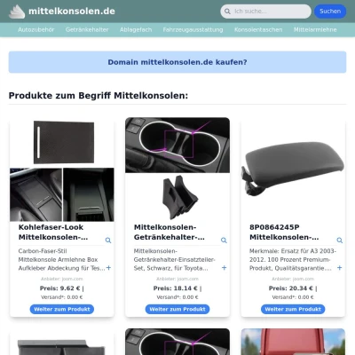 Screenshot mittelkonsolen.de