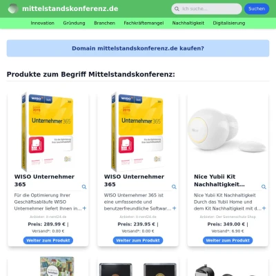 Screenshot mittelstandskonferenz.de