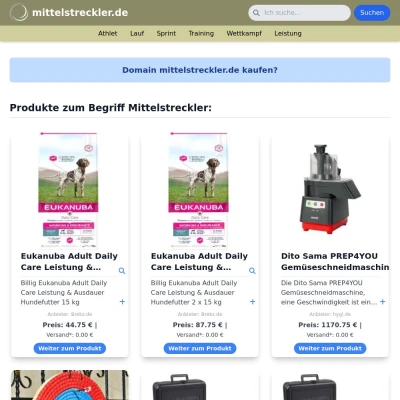 Screenshot mittelstreckler.de