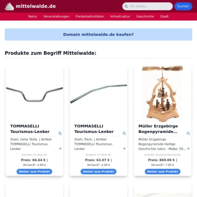 Screenshot mittelwalde.de
