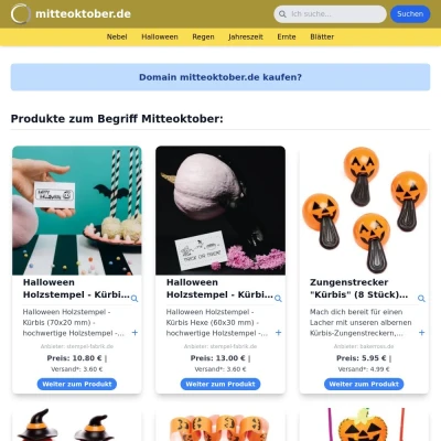 Screenshot mitteoktober.de