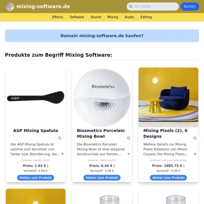 Screenshot mixing-software.de