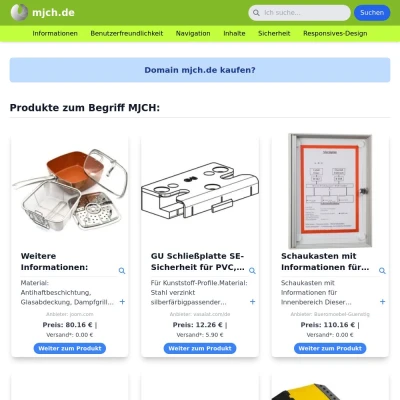 Screenshot mjch.de