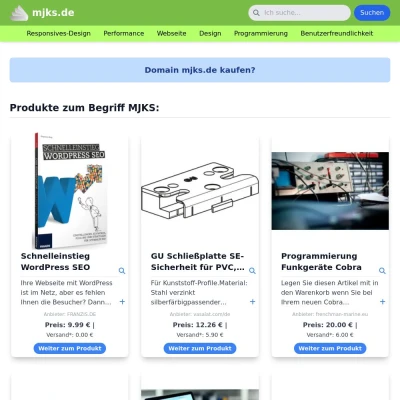 Screenshot mjks.de