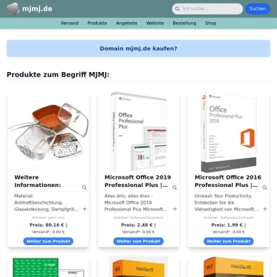 Screenshot mjmj.de