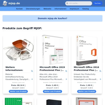 Screenshot mjop.de