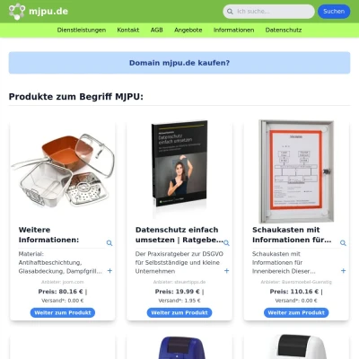 Screenshot mjpu.de