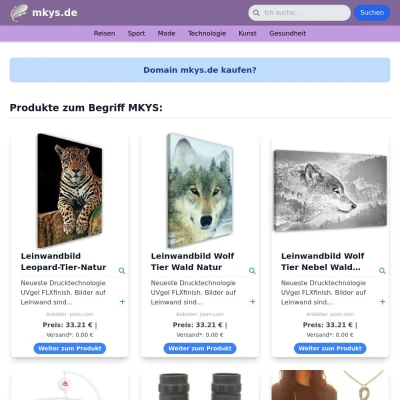 Screenshot mkys.de