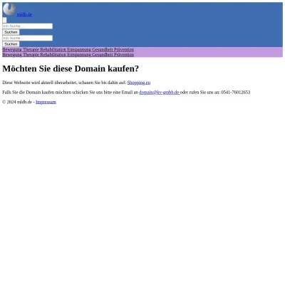 Screenshot mldh.de