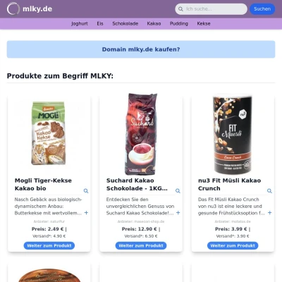 Screenshot mlky.de