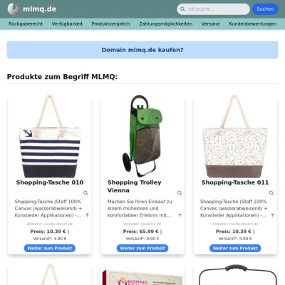 Screenshot mlmq.de