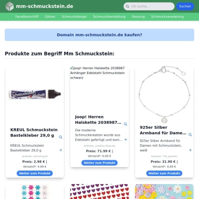 Screenshot mm-schmuckstein.de