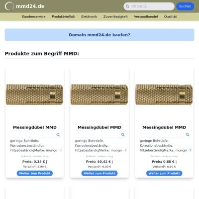 Screenshot mmd24.de