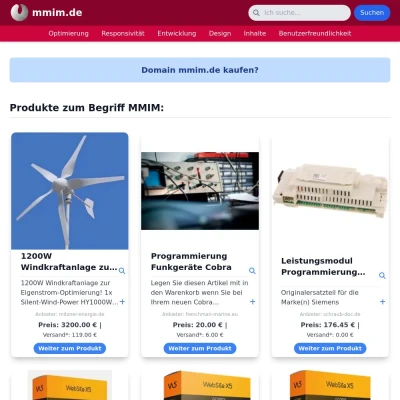 Screenshot mmim.de