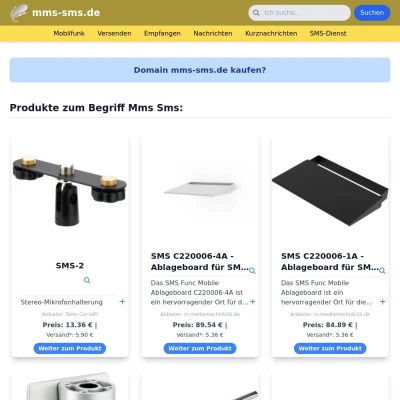 Screenshot mms-sms.de