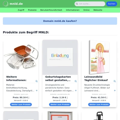 Screenshot mnld.de