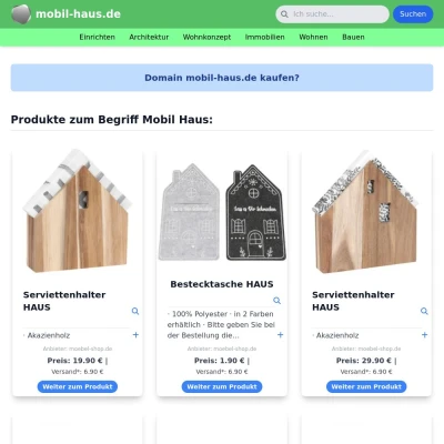 Screenshot mobil-haus.de