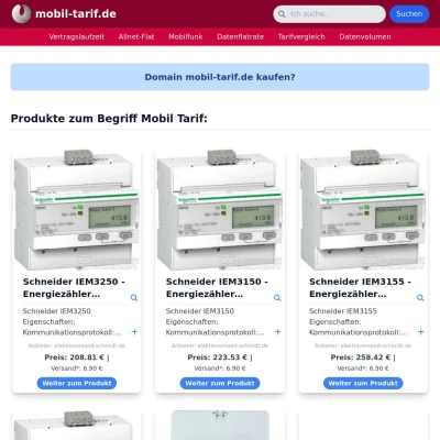 Screenshot mobil-tarif.de