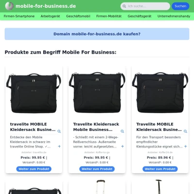 Screenshot mobile-for-business.de