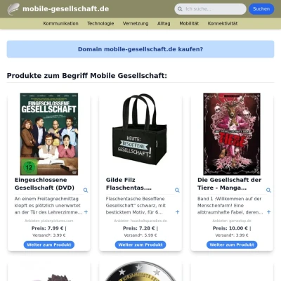 Screenshot mobile-gesellschaft.de