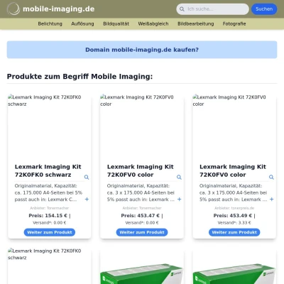 Screenshot mobile-imaging.de