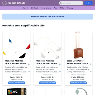 Screenshot mobile-life.de