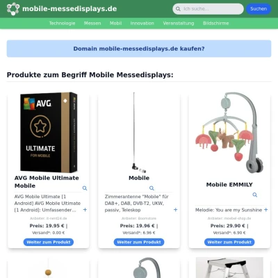 Screenshot mobile-messedisplays.de