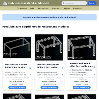 Screenshot mobile-messestand-module.de