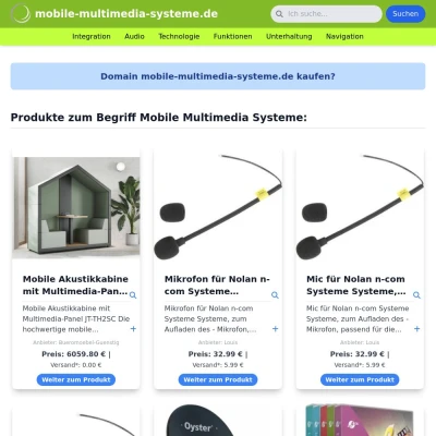 Screenshot mobile-multimedia-systeme.de