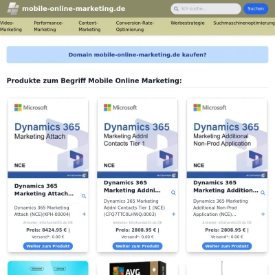 Screenshot mobile-online-marketing.de