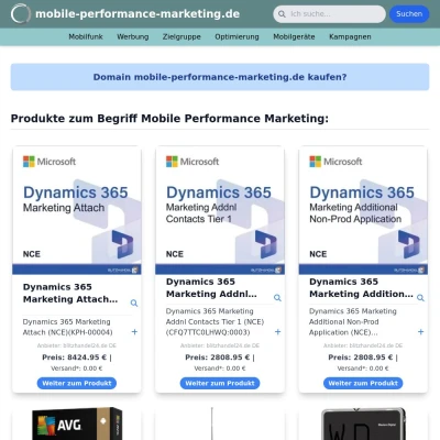 Screenshot mobile-performance-marketing.de