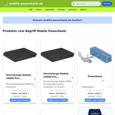 Screenshot mobile-powerbank.de