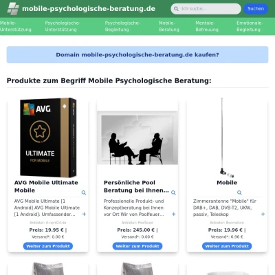 Screenshot mobile-psychologische-beratung.de