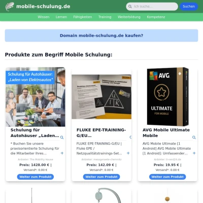 Screenshot mobile-schulung.de