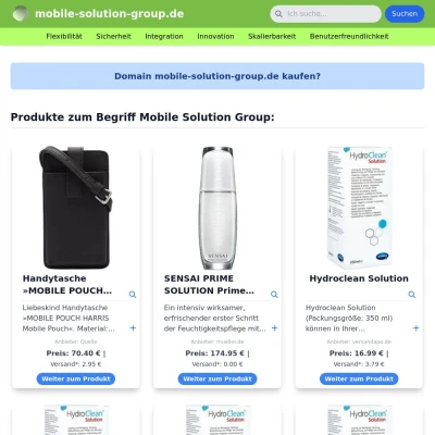 Screenshot mobile-solution-group.de