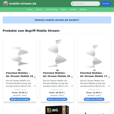Screenshot mobile-stream.de
