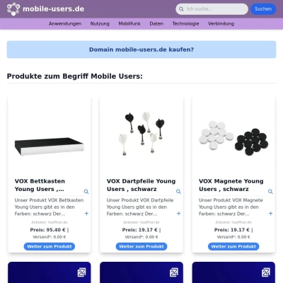 Screenshot mobile-users.de