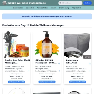 Screenshot mobile-wellness-massagen.de