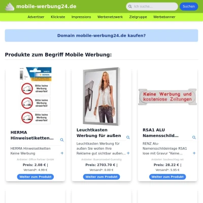Screenshot mobile-werbung24.de