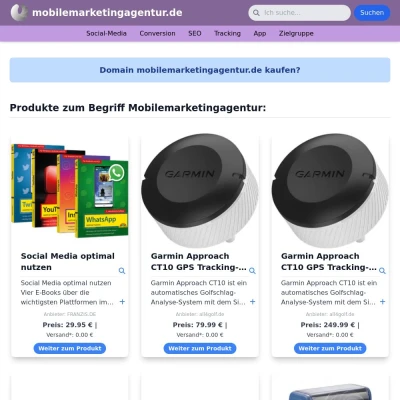 Screenshot mobilemarketingagentur.de