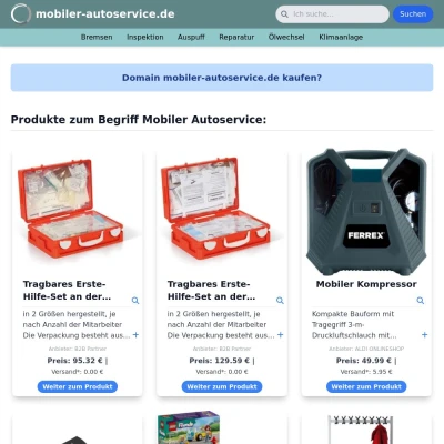 Screenshot mobiler-autoservice.de