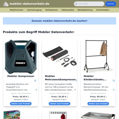 Screenshot mobiler-datenverkehr.de