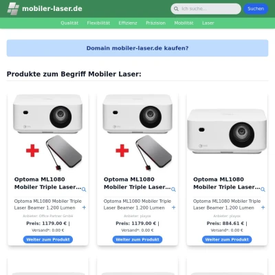 Screenshot mobiler-laser.de