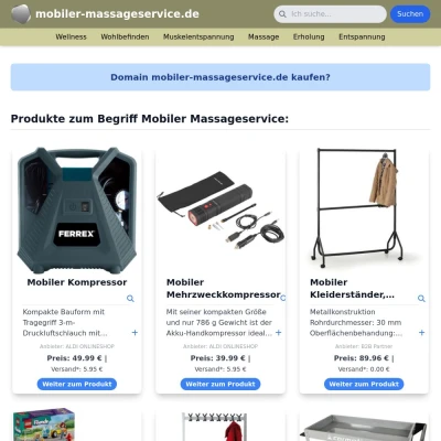 Screenshot mobiler-massageservice.de