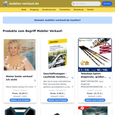 Screenshot mobiler-verkauf.de