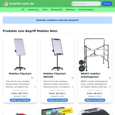 Screenshot mobiles-netz.de