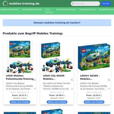 Screenshot mobiles-training.de